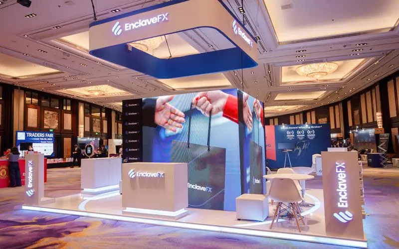 EnclaveFX exhibition stand