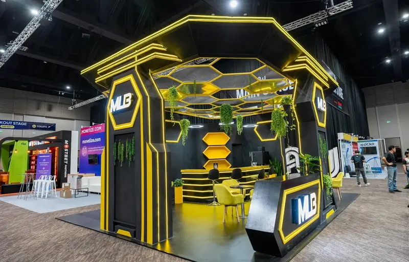 Melbet exhibition stand